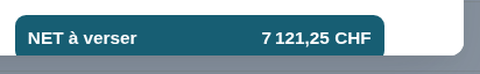 Net à verser au soignant